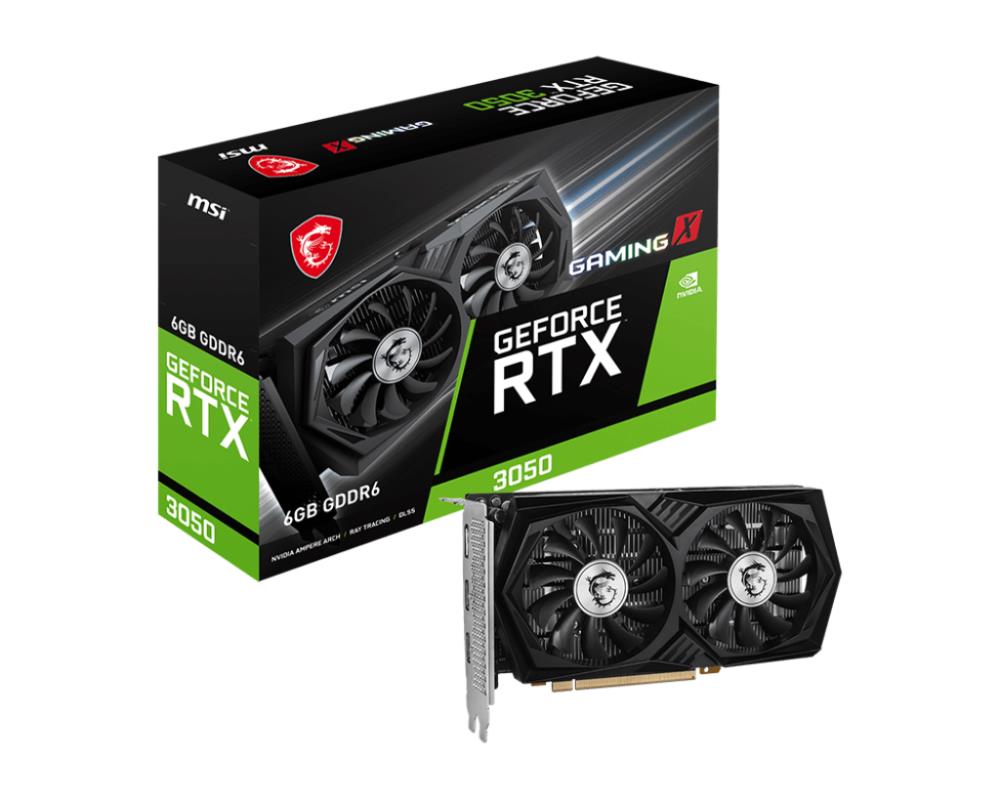 Видеокарта PCIE16 RTX3050 6GB RTX 3050 GAMING X 6G MSI 0 - оптом у дистрибьютора ABSOLUTETRADE