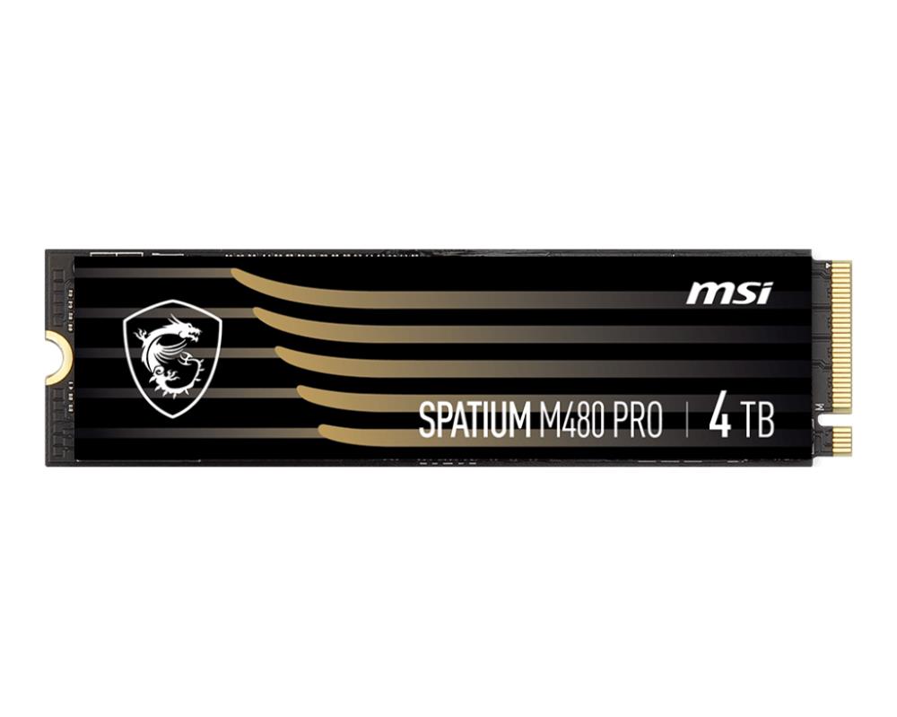 SSD жесткий диск PCIE 4.0 NVME M.2 1TB SPATIUM M480 PRO 1TB MSI - оптом у дистрибьютора ELKO