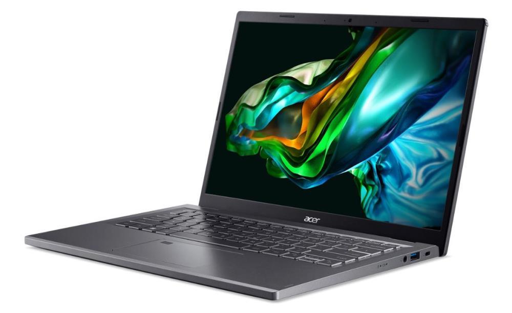 Ноутбук ACER Aspire 5 A514-56M-52AH 14" 1920x1200/Intel Core i5-1335U/RAM 8Гб/SSD 512Гб/Iris Xe Graphics/ENG|RUS/без ОС серый 1.48 кг NX.KH6CD.00B - оптом у дистрибьютора ELKO