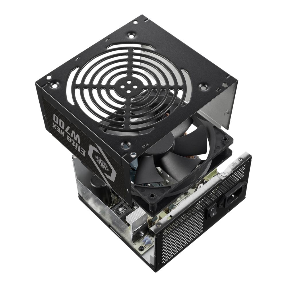 Блок питания ATX 12V Ver. 2.41, 700W, 80 Plus, APFC, 120mm fan, 24pin, 1x(4+4)pin, 2xPCI-E, 5xSATA, Elite Nex Series, MPW-5001-ACBW-BEU COOLER MASTER - оптом у дистрибьютора ELKO