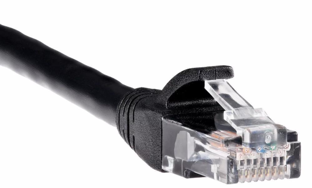 Кабель PATCH CAT6E UTP 1M ANP612B-BK-1M BLACK AOPEN - оптом у дистрибьютора ELKO