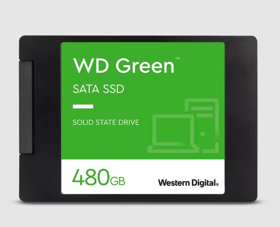 SSD жесткий диск SATA2.5" 480GB SLC GREEN WDS480G3G0A WDC - оптом у дистрибьютора ELKO
