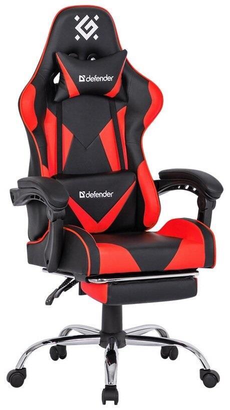 Игровое кресло PILOT BLACK/RED 64354 DEFENDER - оптом у дистрибьютора ELKO