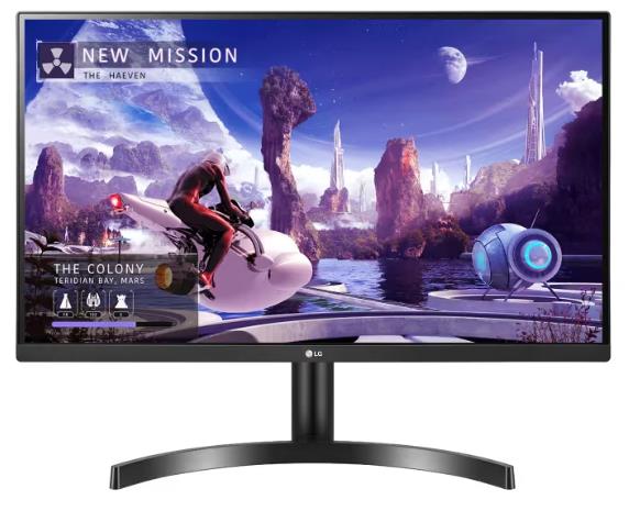 Монитор LG 27" 27QN600-B Black, 16:9, IPS, 2560x1440, 5ms, 350cd, 75Hz, 2xHDMI, 1xDP - оптом у дистрибьютора ELKO