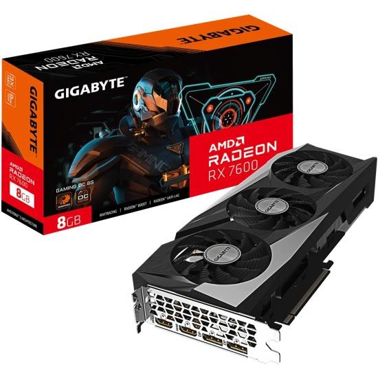 Видеокарта PCIE16 RX 7600 8GB GV-R76GAMING OC-8GD GIGABYTE - оптом у дистрибьютора ELKO