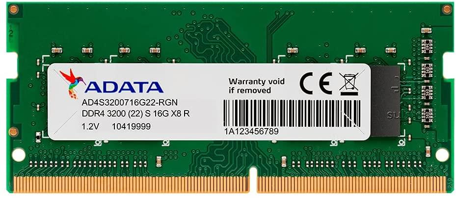 Модуль памяти для ноутбука SODIMM 8GB DDR4-2666 AD4S26668G19-SGN ADATA - оптом у дистрибьютора ELKO