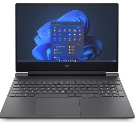 Ноутбук HP Victus 15-fb2082wm 15.6" 1920x1080/AMD Ryzen 5 8645HS/RAM 8Гб/SSD 512Гб/Nvidia GeForce RTX 4050 6Гб/ENG|RUS/Windows 11 Home темно-серебристый 2.29 кг A14MNUA#ABA - оптом у дистрибьютора ELKO