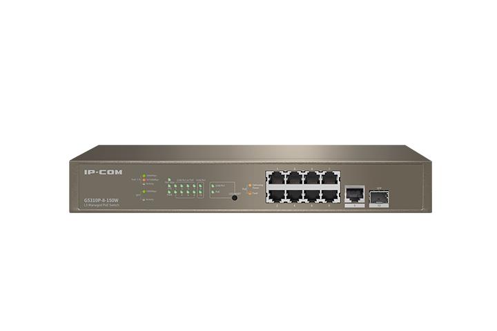 Коммутатор 8PORT 1000M POE G5310P-8-150W IP-COM - оптом у дистрибьютора ELKO