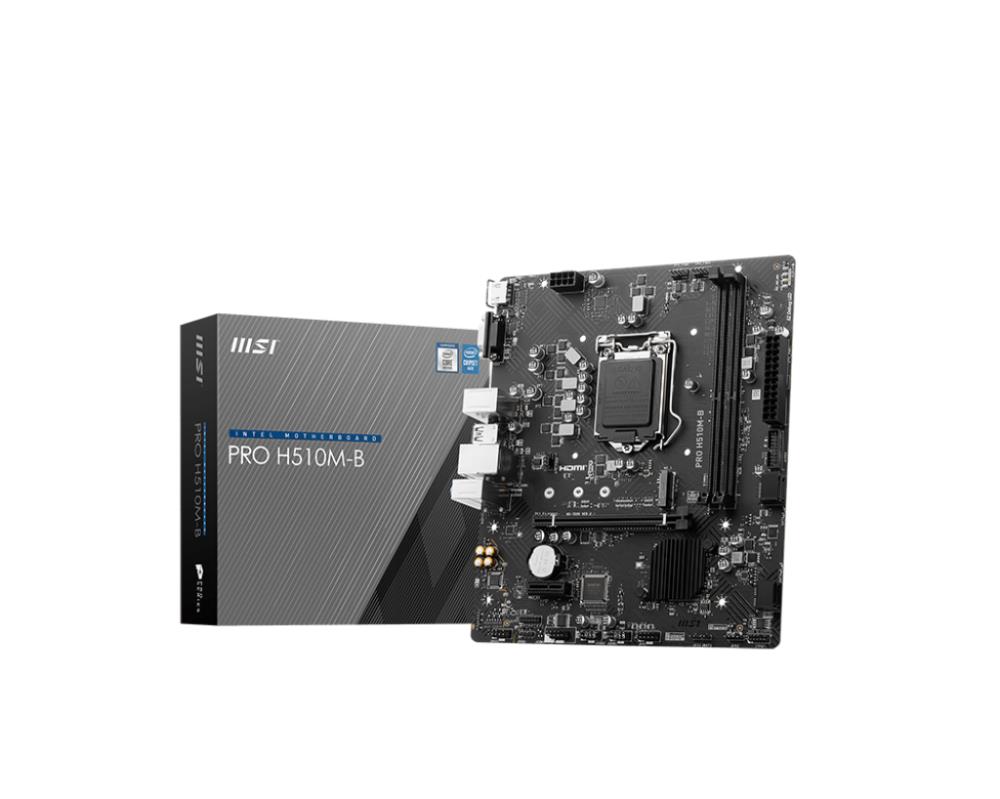 Материнская плата H470 S1200 MATX PRO H510M-B MSI - оптом у дистрибьютора ELKO