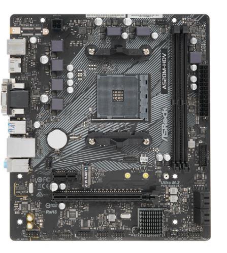 Материнская плата AMD A520 SAM4 MATX A520M-HDV ASROCK - оптом у дистрибьютора ELKO