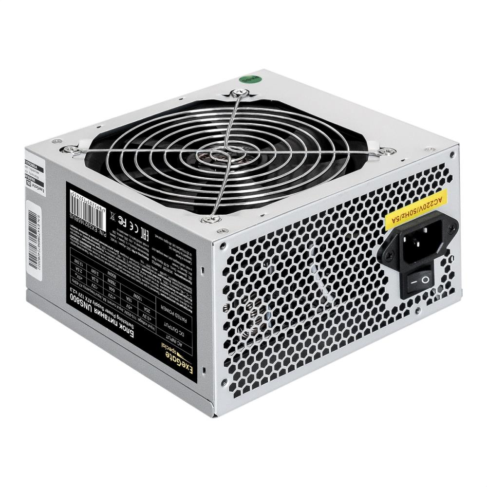 Блок питания ATX 800W 24PIN FAN 5SATA EX292165RUS-PC EXEGATE - оптом у дистрибьютора ELKO
